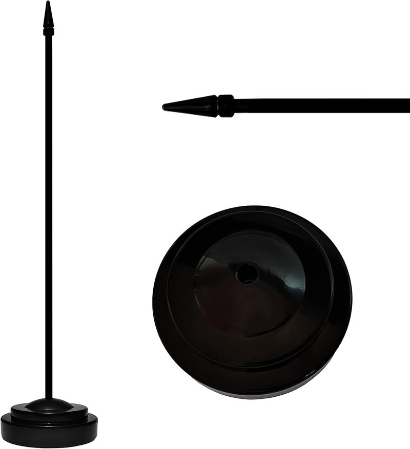BCLin 12 Pack Israel Desk Flags Set, Israeli Small Mini Table Office Flags with 12" Solid Black Pole, 8.2 x 5.5 Inches, Home and Office Decoration, Festival Celebrations - Image 5